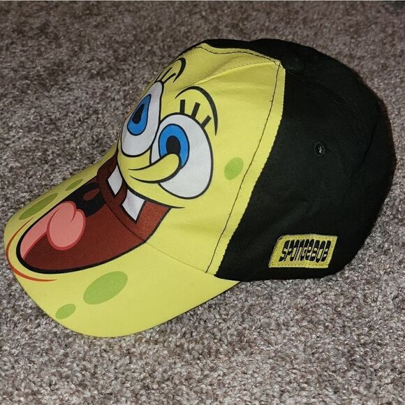 SpongeBob SquarePants Nickelodeon Kids Adjustable Ball Cap One Size - Picture 2 of 7